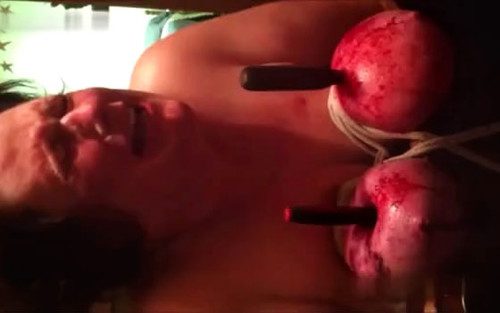 Bloody Tits Porn - Most Bizarre Titty Torture Ever | Kinky Porno BDSM Fetish Video |  kinkyporno.biz